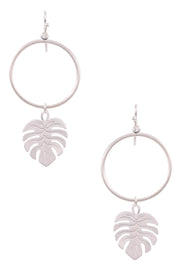 Philodendron Dangle Leaf Earring