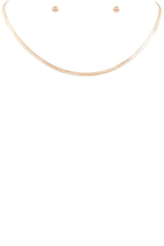 Herringbone Chain Necklace Set
