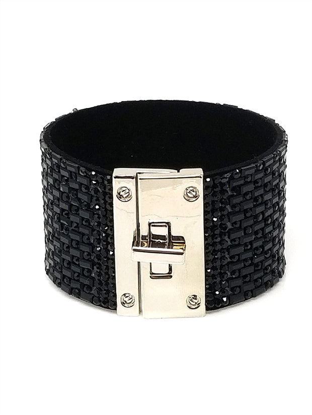 Shiny Rhinestone Magnetic Bracelet