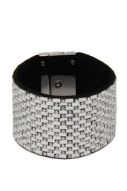 Shiny Rhinestone Magnetic Bracelet