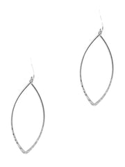 Marquise Fish Hook Earring