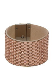 Shiny Rhinestone Magnetic Bracelet