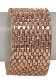 Shiny Rhinestone Magnetic Bracelet