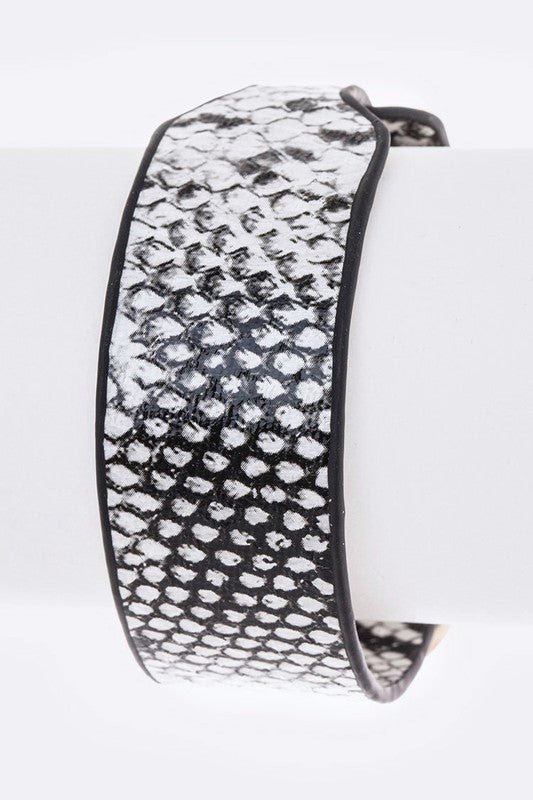 Animal Print Adjustable Cuff Bracelet