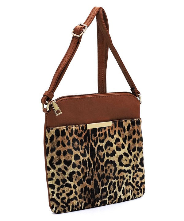 Leopard Print Crossbody Bag