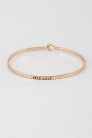 Self Love Bangle Bracelet