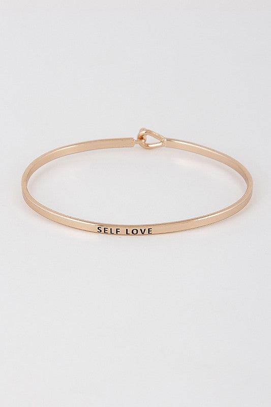 Self Love Bangle Bracelet