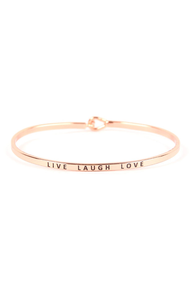 Live Laugh Love Bangle Bracelet
