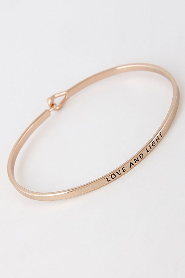 Love & Light Bangle Bracelet