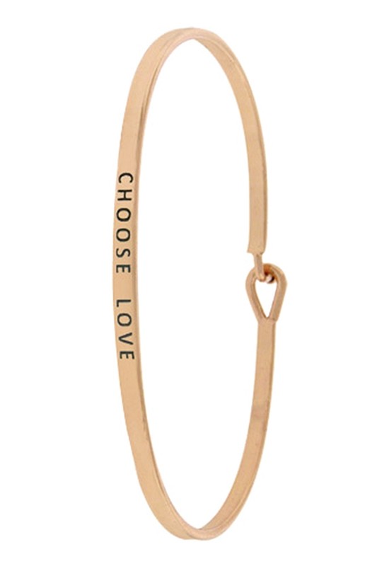 Choose Love Bangle Bracelet