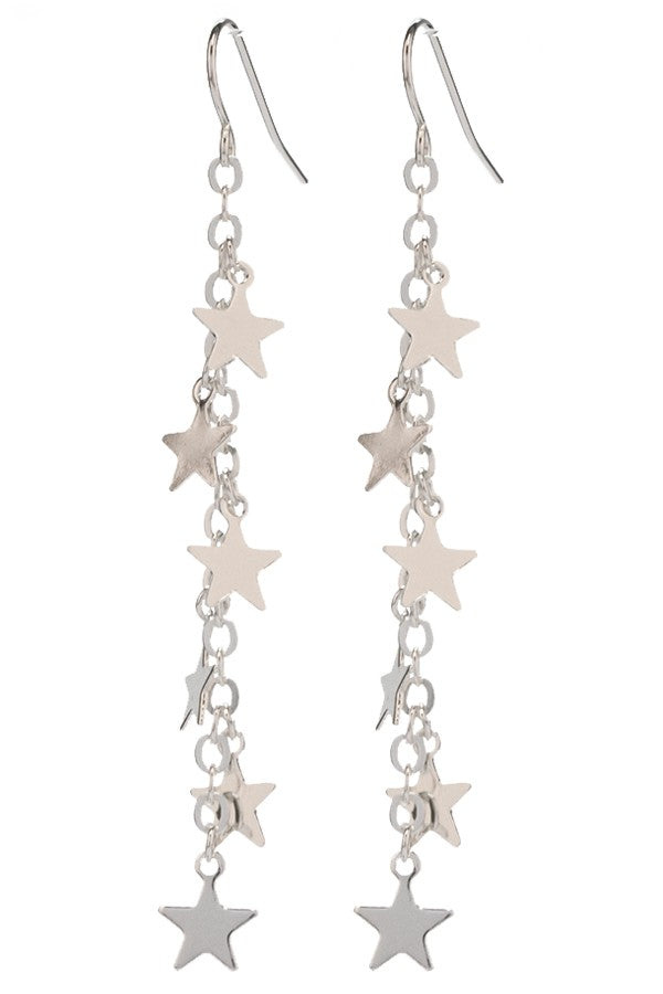 Star Charm Dangle Drop Earring