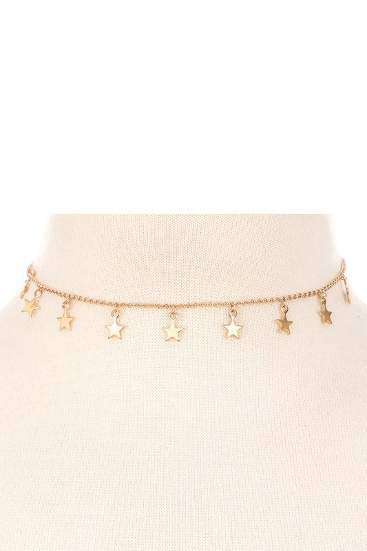Dangling Star Charm Necklace
