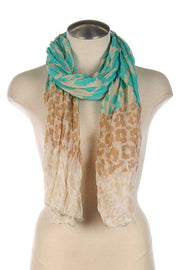 Ombre Leopard Scarf