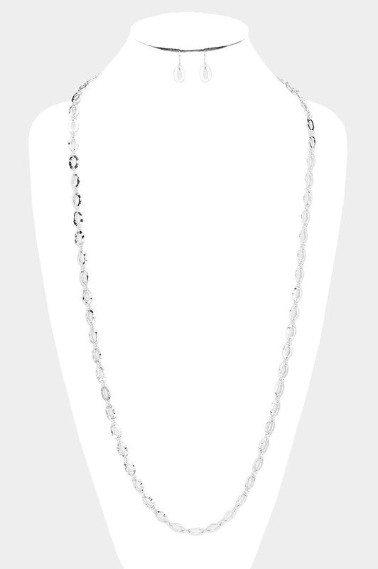 Chain Link Long Necklace