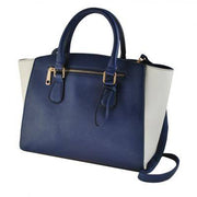 Color Block Structured Handbag