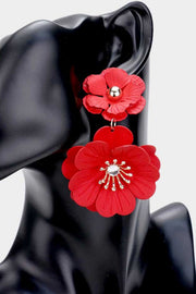 Bloom Flower Statement Earrings