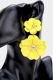 Bloom Flower Statement Earrings