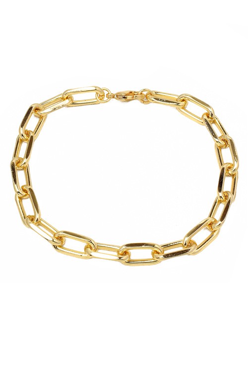 Aria 18k Gold Plated Linked Chain Bracelet
