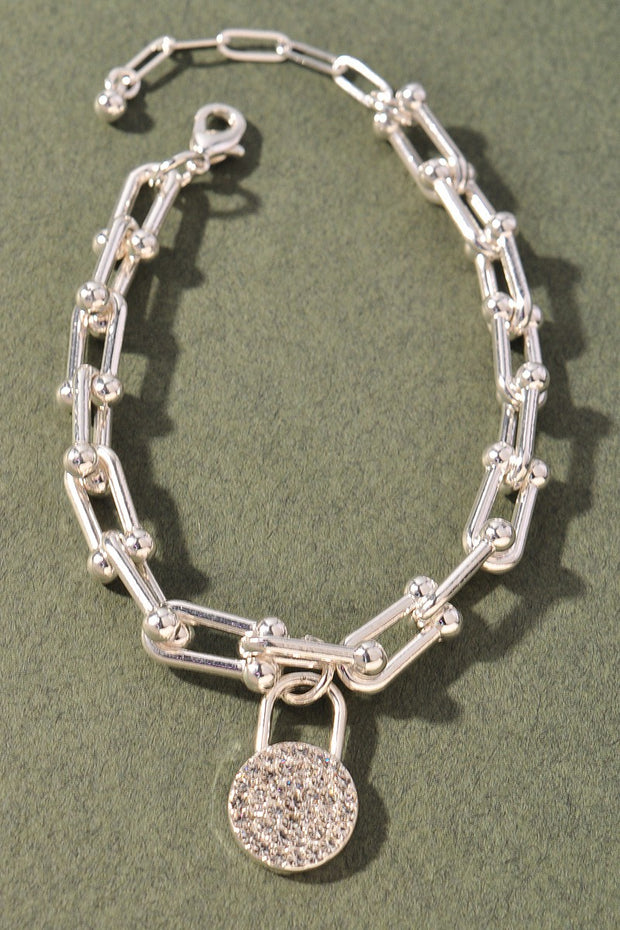 Link & Charm Bracelet