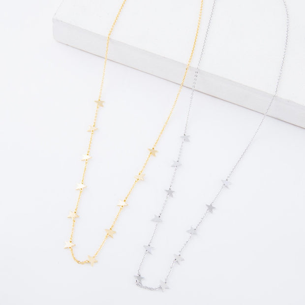 18k Gold Dipped Star Necklace