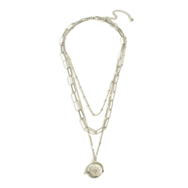 Suz Starburst Layered Necklace