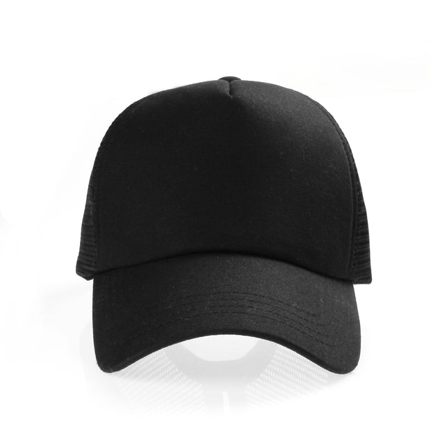 Sleek Black Ponytail Hat