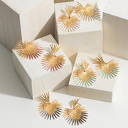 Abstract Starburst Statement Earrings