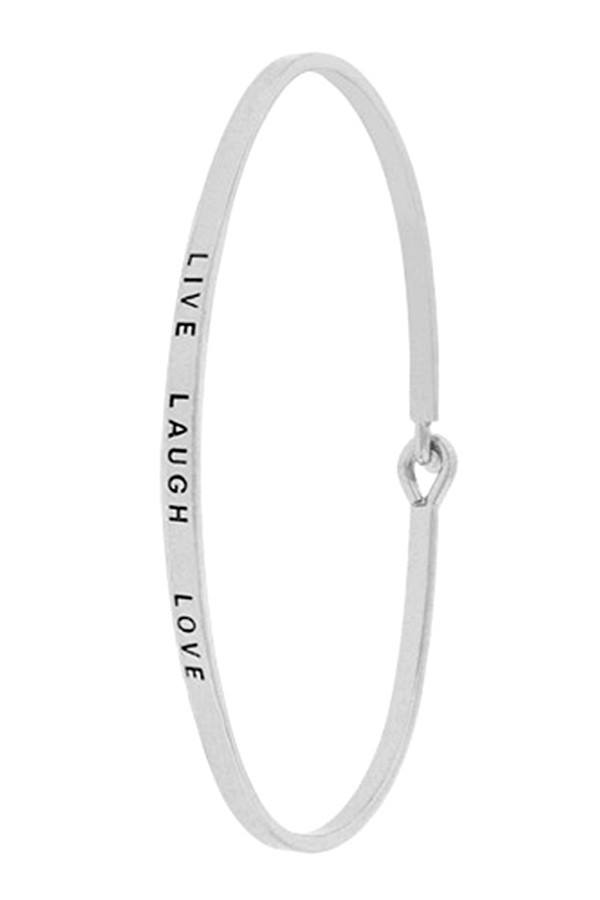 Live Laugh Love Bangle Bracelet