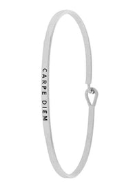 Carpe Diem Bangle Bracelet