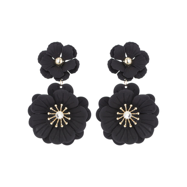 Bloom Flower Statement Earrings
