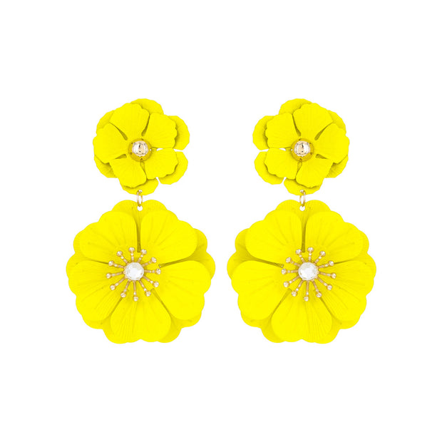 Bloom Flower Statement Earrings