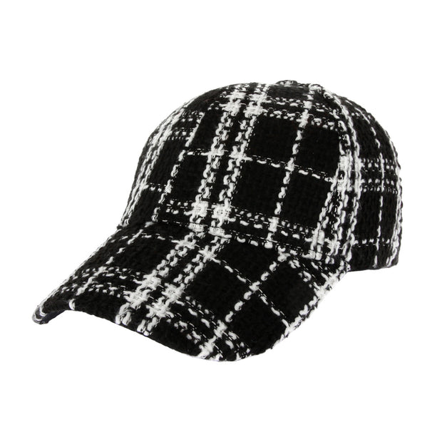 2 Tone Tweed Woven Hat