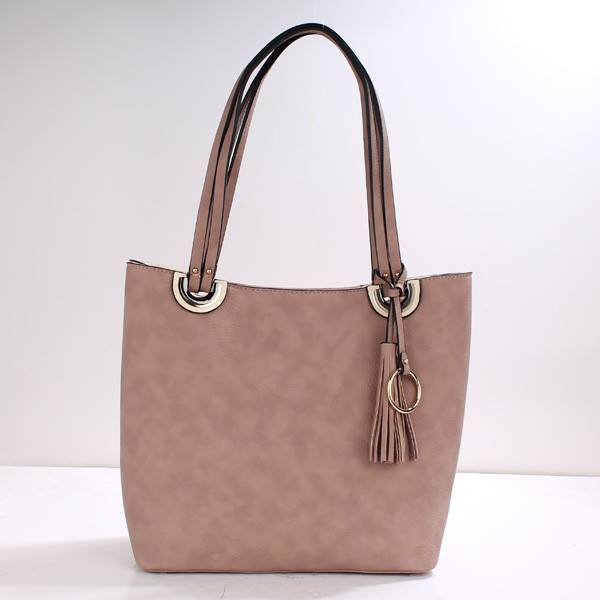 Lady Tote Bag With Tassel Accent