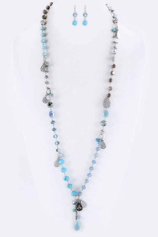 Anthro Mix Beads Necklace
